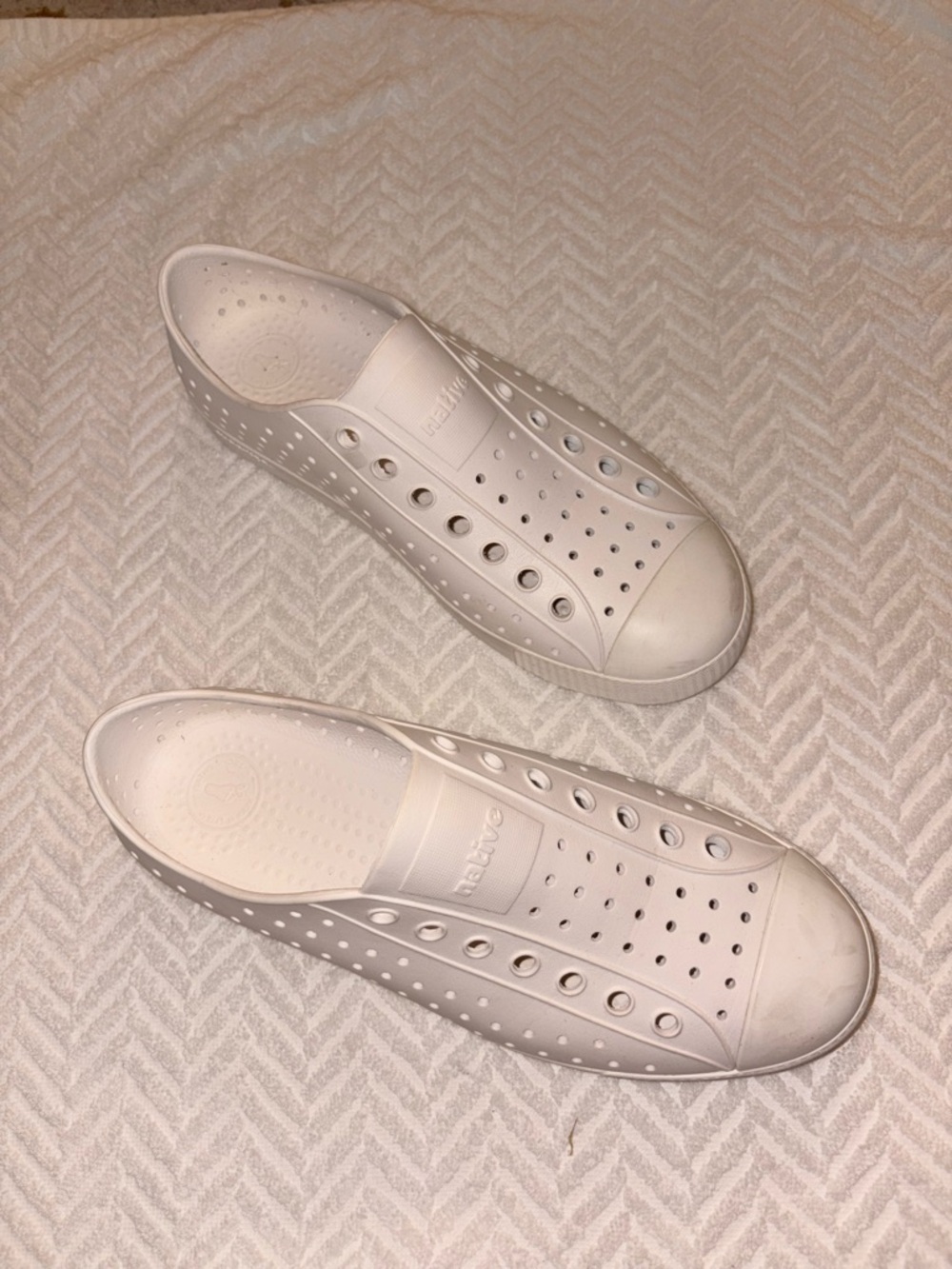 Native Slip-On Sneakers in White